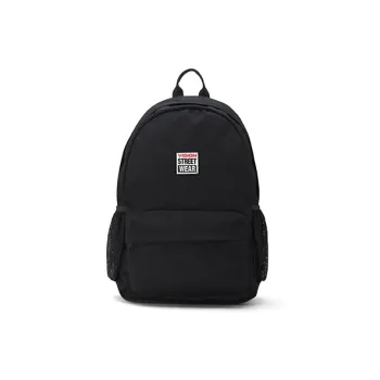 Vision Street Wear Polyester Backpack Regular Unisex Black/Purple/Neon Green