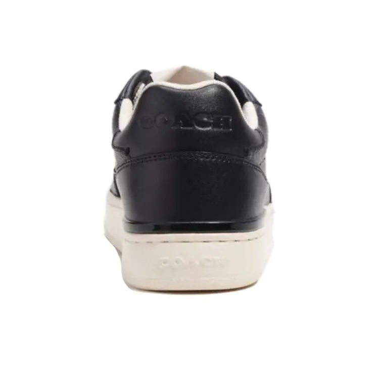 COACH Wear Resistant Low Top Skateboard Shoes Women's Black-4