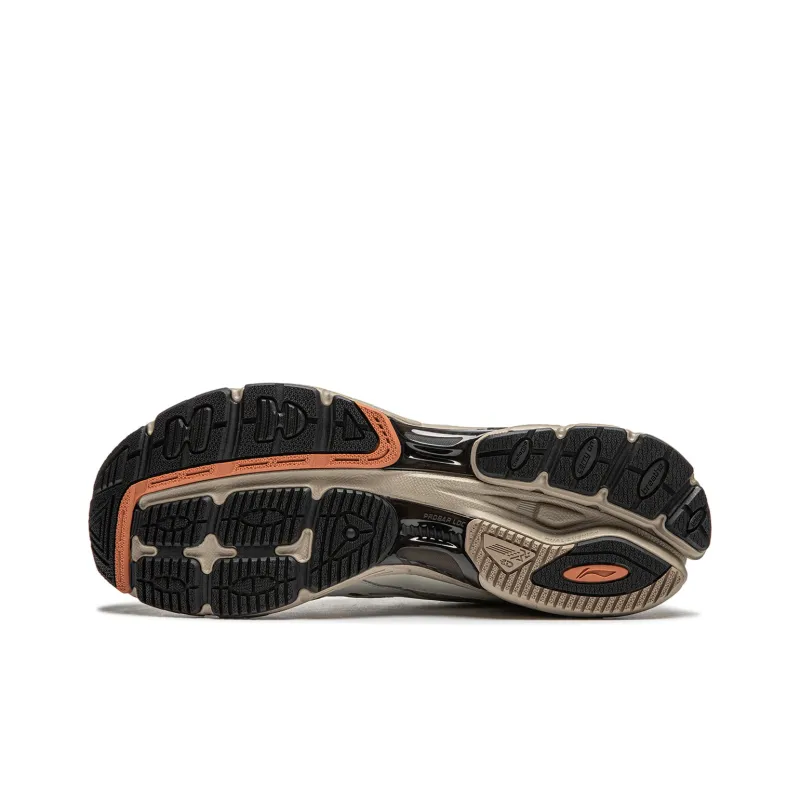 LiNing Shake 2.0 Cushioned Anti Slip And Wear Resistant Lightweight Low Top Running Shoes Men's Gray Black-5