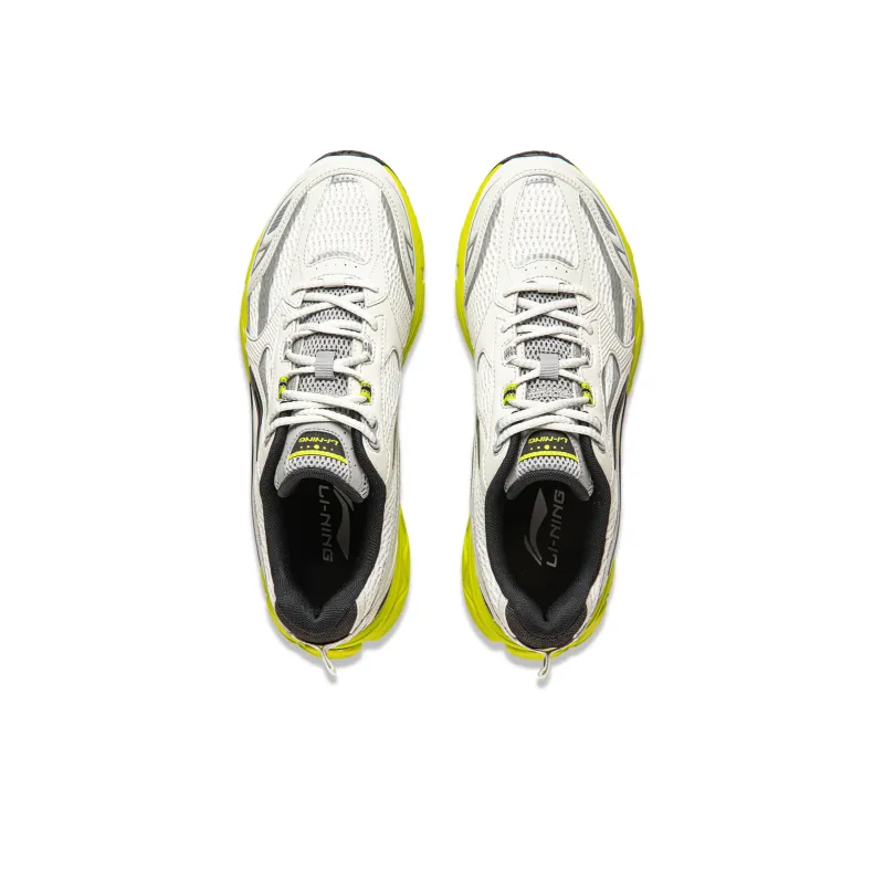 LiNing Shake 2.0 Cushioning Slip Resistant Abrasion Resistant Lightweight Low Top Casual Running Shoes Men's Light Lime-3