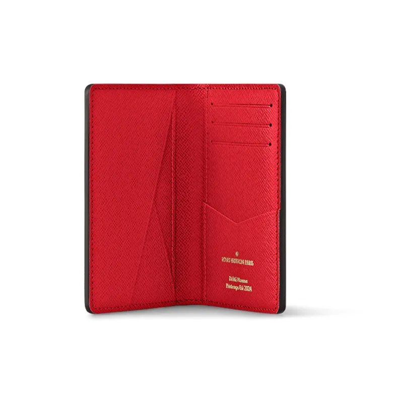 LOUIS VUITTON Pocket Organizer Damier Pop Red-3