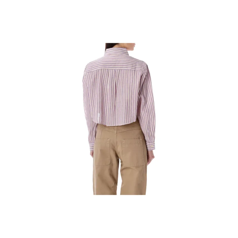 ISABEL MARANT ETOILE Eliora Striped Shirt-1