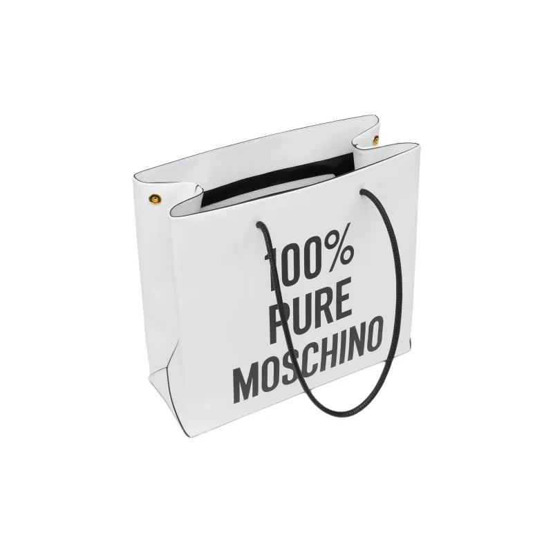 MOSCHINO Logo Printed Top Handle Bag-1