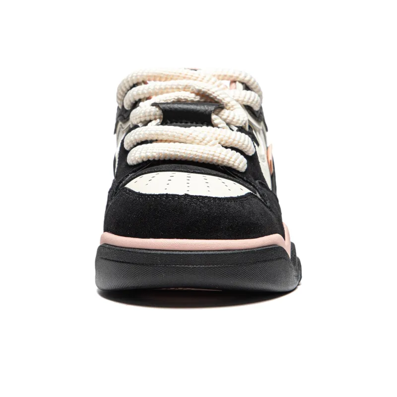 LiNing Journey 2.0 Low Top Skateboard Shoes Men's Black Beige White-4