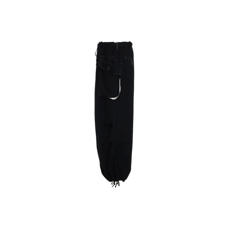 Yohji Yamamoto Cargo Pants Unisex Black-3