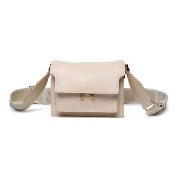 MARNI Trunk Polyester Crossbody Bag Shoulder Bag Mini Women's Ecru