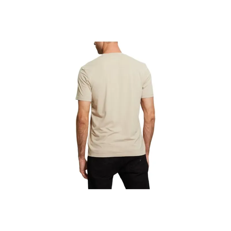 GUESS Eco Hedley Tee T-Shirt Men's Brown-1