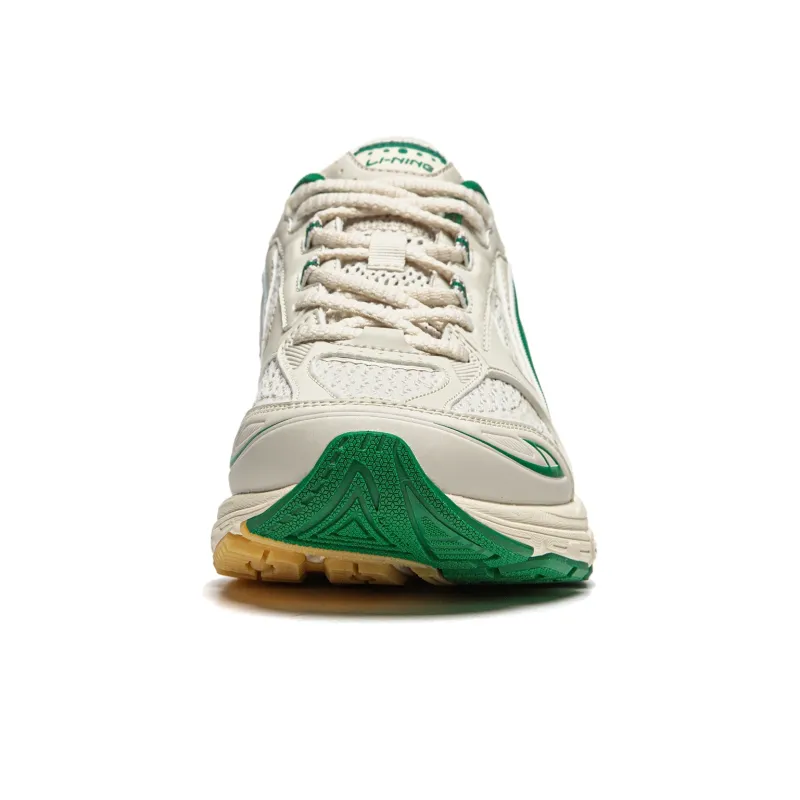 LiNing Shake 2.0 Wear Resistant Slip Resistant Low Top Running Shoes Women's Pearl White-4