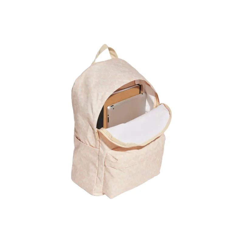 Adidas Originals Recycled Polyester Plain Weave Fabric Backpack Regular Unisex Sand-2