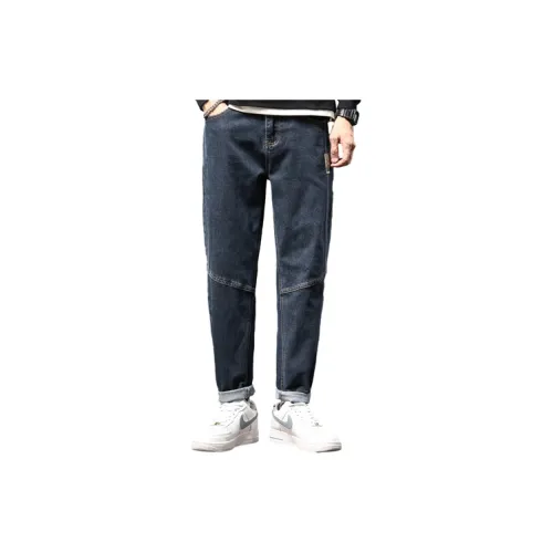 Tonlion Jeans Men Blue Gray