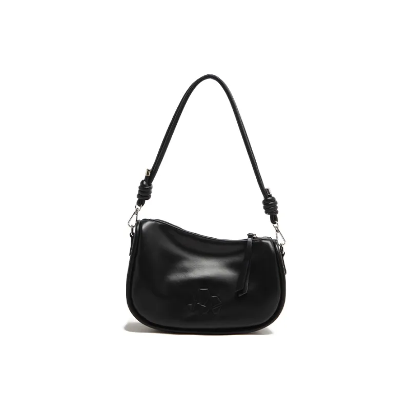 MICOCAH PU Shoulder Bag Regular Women's Crushed Ice Blue/Grain White/Elegant Black-9