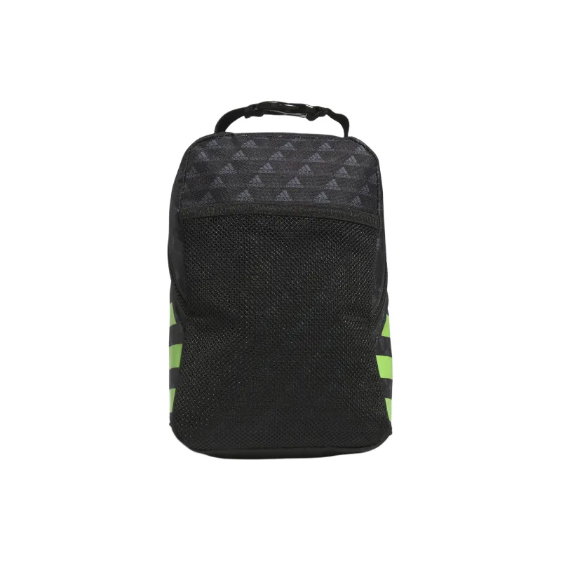 Adidas Recycled Polyester Lunch Bag Storage Bag Men's Black With Half-Gloss Green-2