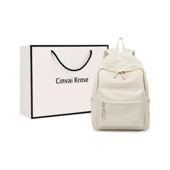 Simvay Clos Canvas Canvas Bag Laptop Backpack Large Size Women's