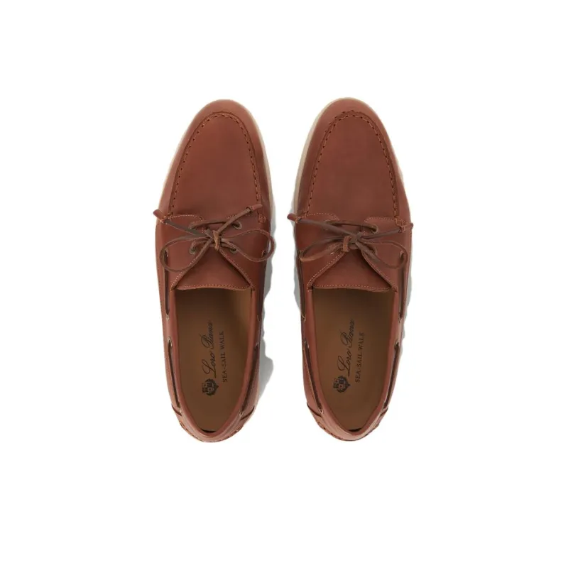 Loro Piana Lace Up Flat Shoes-3