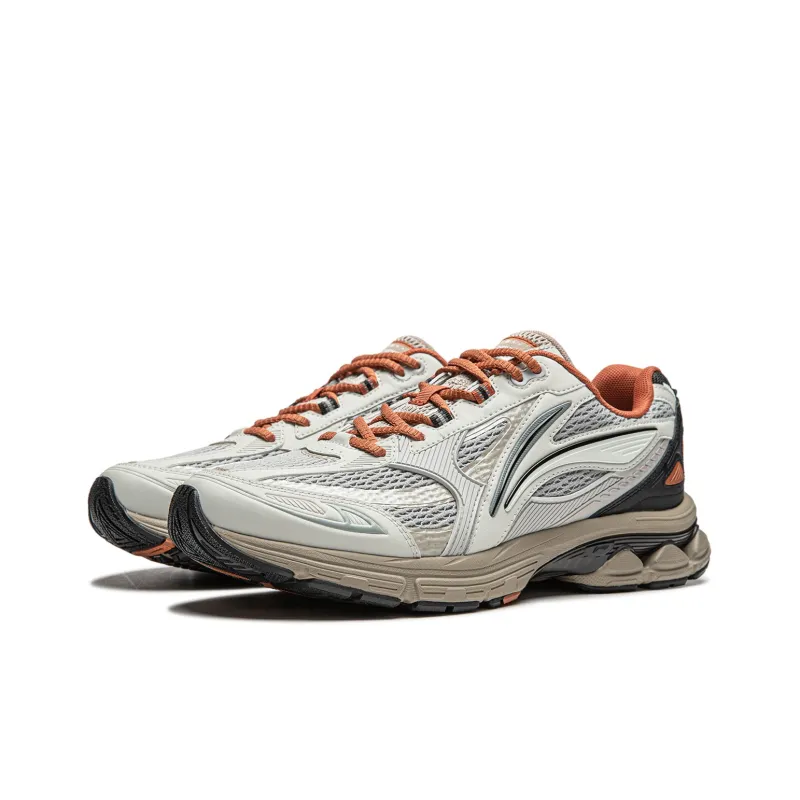 LiNing Shake 2.0 Cushioned Anti Slip And Wear Resistant Lightweight Low Top Running Shoes Men's Gray Black-2