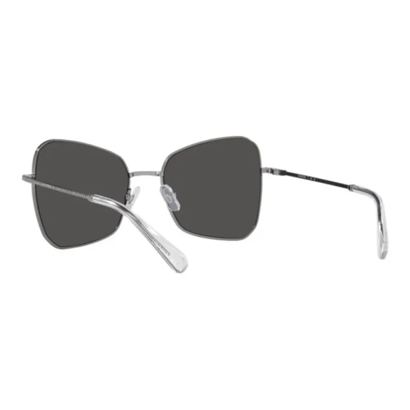 Swarovski Metal Butterfly Sunglasses Men's Gray-3