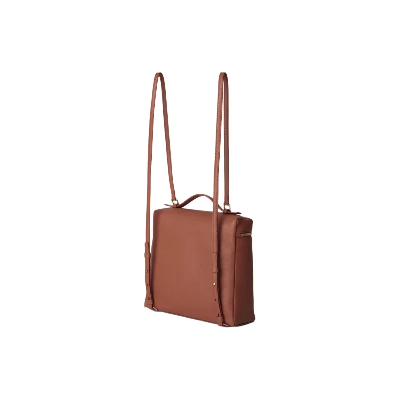 Loro Piana ExtraPocket Calfskin Handheld Backpack Women's Brown-2