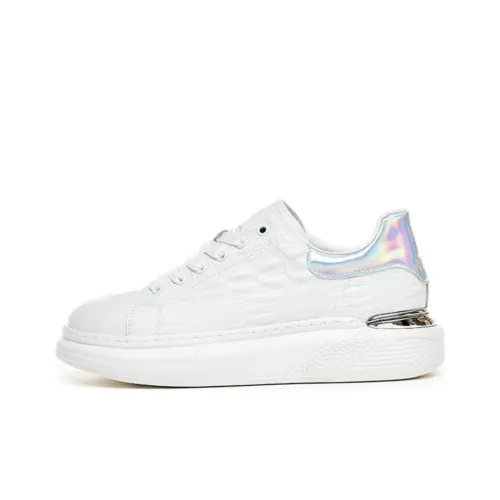 Wit Low-Top Casual Shoes Men's White
