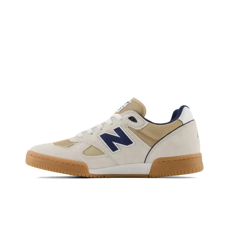 New Balance NB Numeric Tom Knox 600 Anti Slip Wear Resistant Skateboard Shoes Unisex White Blue-0