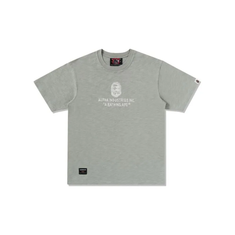Alpha Industries X A BATHING APE Co branded By Alpha Industries T Shirts Unisex-3