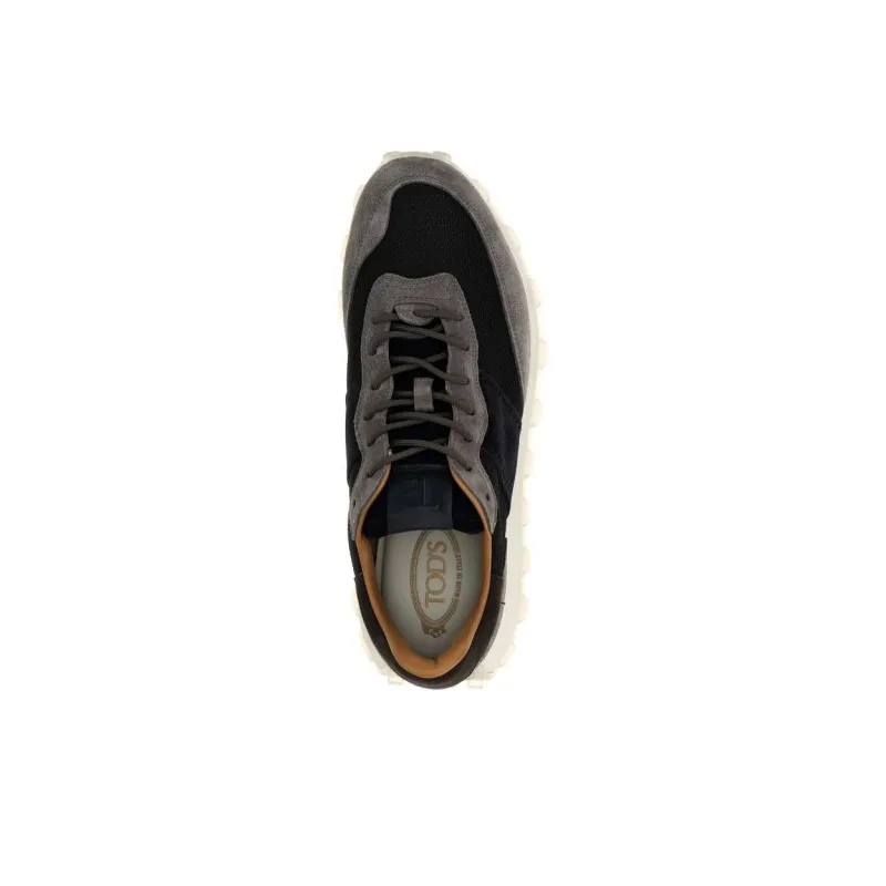TOD'S Round Toe Lace Up Sneakers-4