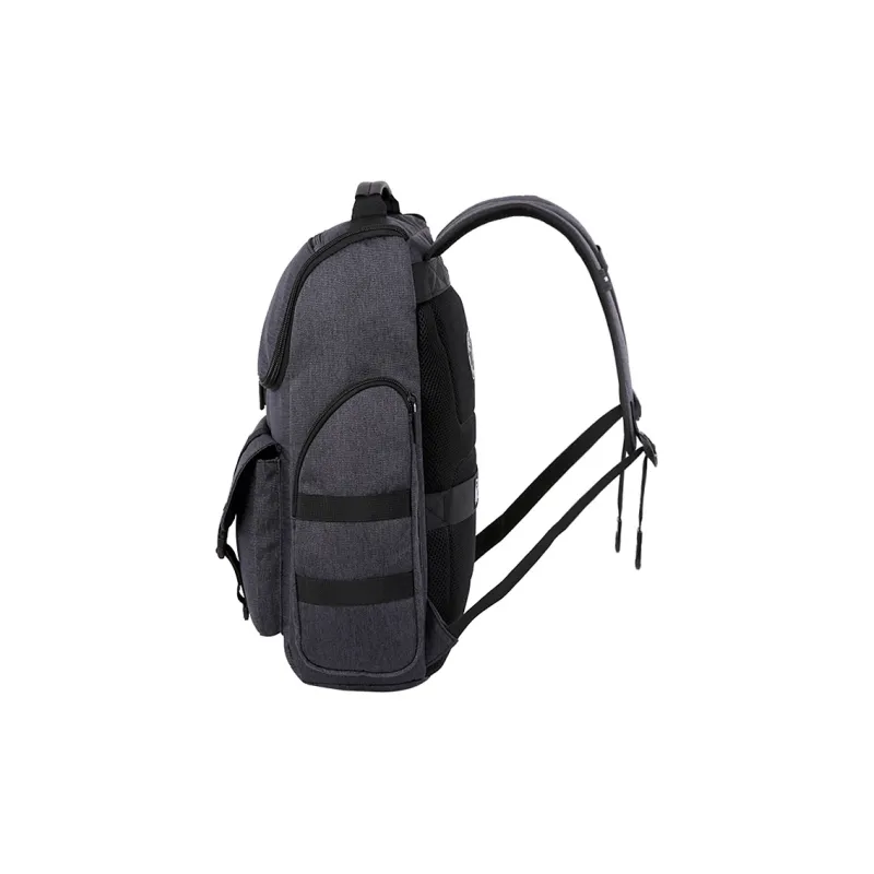 SUISSEWIN Fabric Backpack Regular Unisex Black/Gray-6