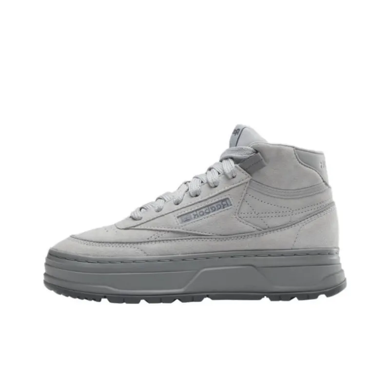 Reebok Women's Club C Geo Mid 'Pure Grey' Women's-1