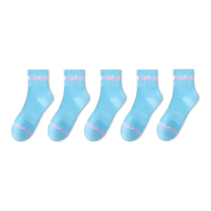 LUOLIAN Mid Calf Socks Women's 5 Pack-66