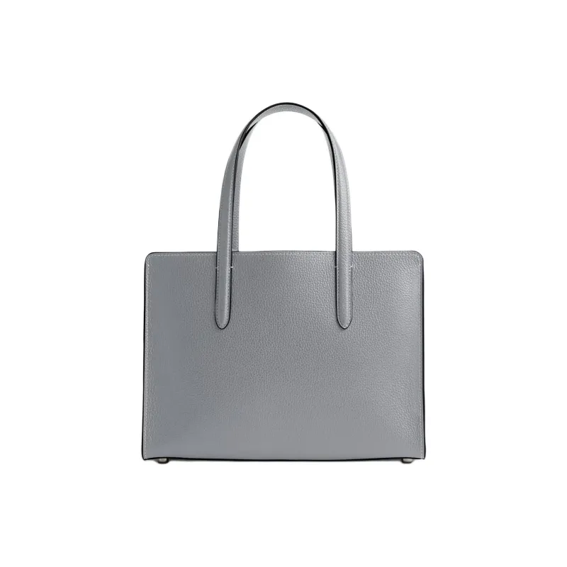 COACH Carter Cow Leather Tote Bag Shopping Bag Shoulder Bag Crossbody Bag Handbag Large Size Women's Gray Blue-2