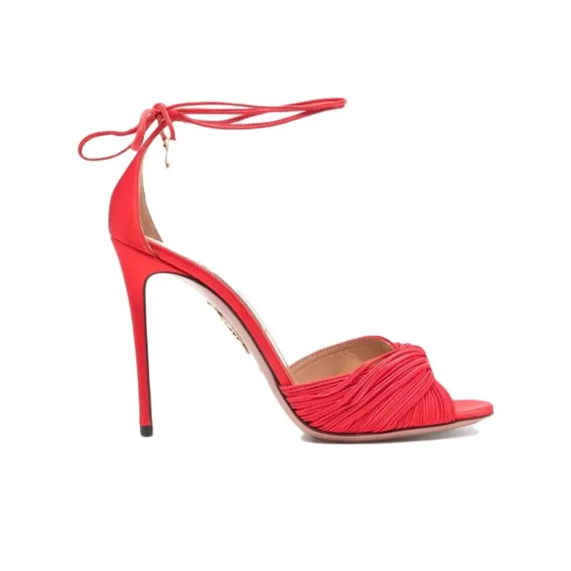 AQUAZZURA Bellini Beauty 105mm Leather Sandals-1