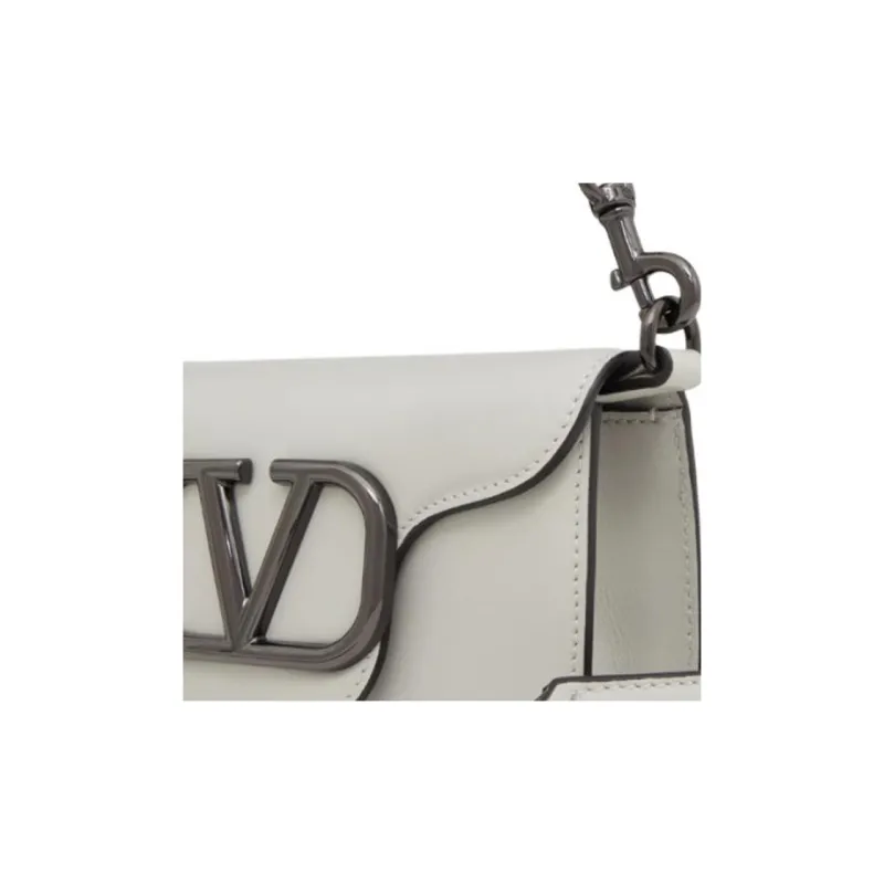 Valentino Cow Leather Portable Crossbody Bag, Shoulder Bag Mini Men's Cat's Eye Lime-4