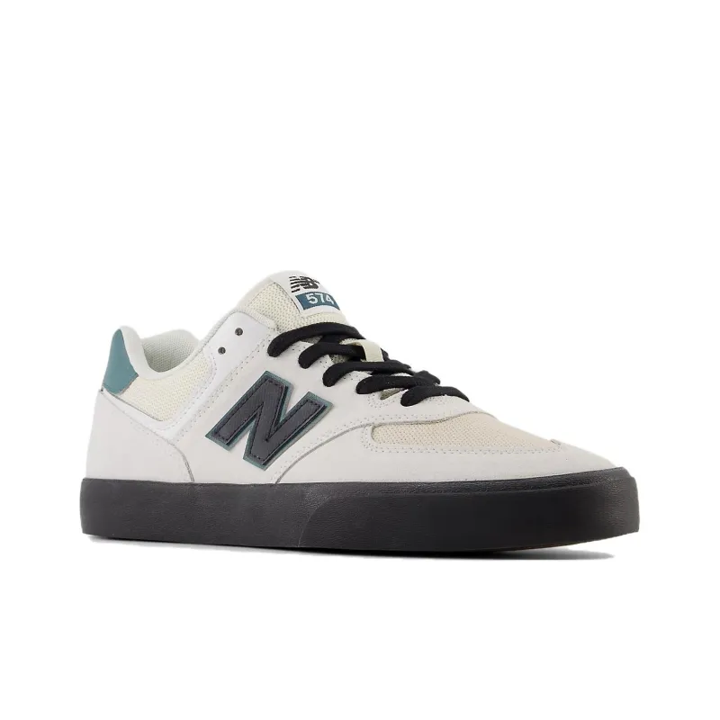 New Balance Numeric 574 Vulc Anti Slip Wear Resistant Skateboard Shoes Unisex White-2