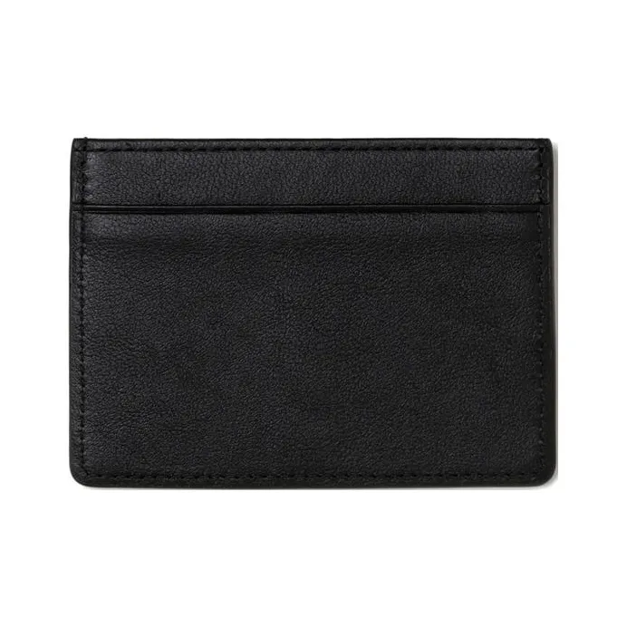 Carhartt WIP Leather Card Holder Regular Unisex Black-2