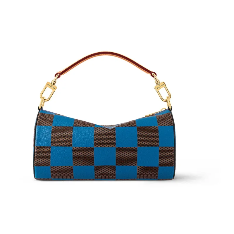 LOUIS VUITTON Soft Polochon Pm Damier Pop Blue-2
