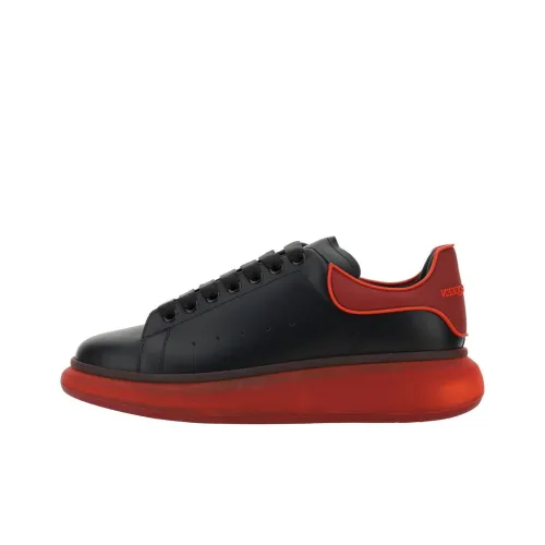 Alexander McQueen Oversized Black Red Translucent Sole