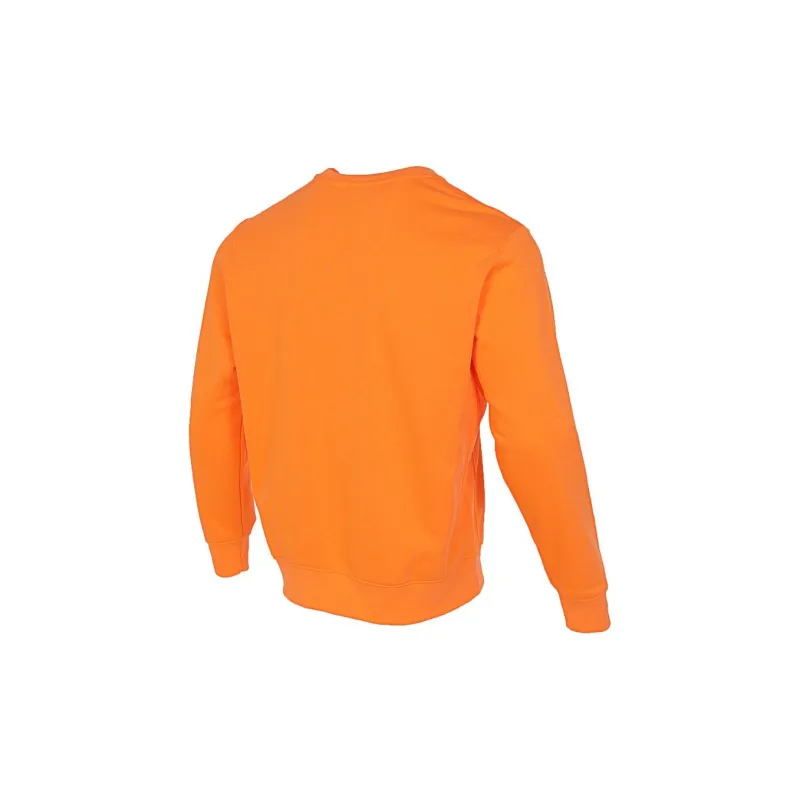 Nike As M Nsw Club Crw Ft Embroidered Logo Ribbed Knit Pullover Sweatshirt-1