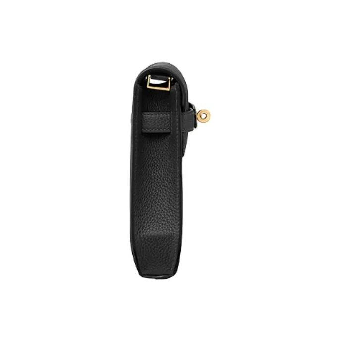 HERMES Kelly Depeches Togo Calfskin Clutch Men's 89 Noir Black-1
