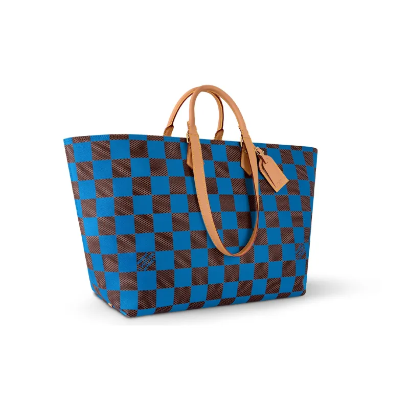 LOUIS VUITTON Sac Plat Soft Damier Pop Blue-1