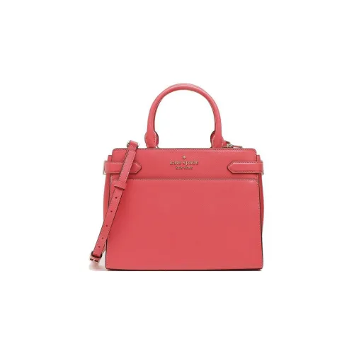 Kate Spade Staci Leather Handbag Shoulder Bag Crossbody Bag Medium Size Pink