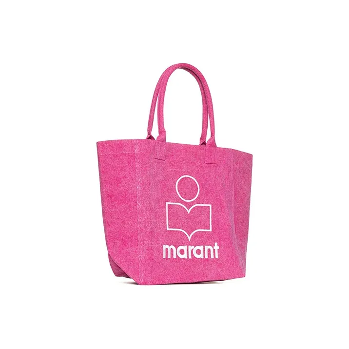 ISABEL MARANT Cotton Tote Bag, Shopping Bag, Handbag Women's Pink-1
