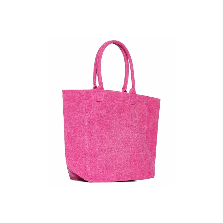 ISABEL MARANT Cotton Tote Bag, Shopping Bag, Handbag Women's Pink-2