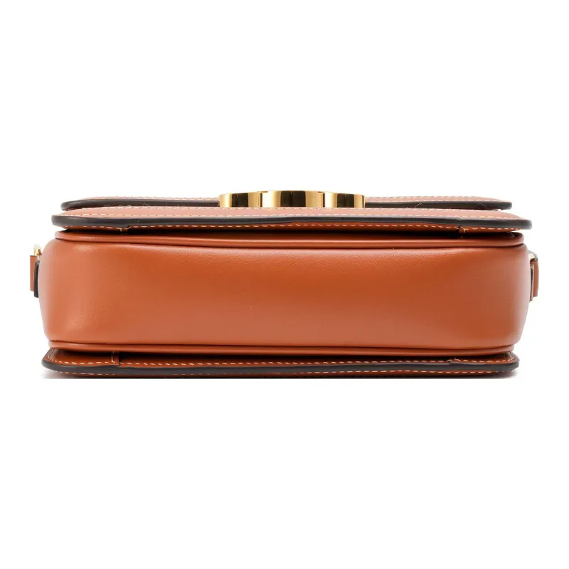 CELINE Triomphe Textile With Calfskin Crossbody Bag, Shoulder Bag Women's-3