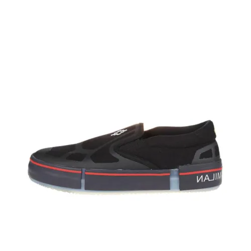 Marcelo Burlon Skateboard Shoes Men Low-Top Black