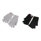 Black Half Finger+Gray Fleece-Lined Full Finger