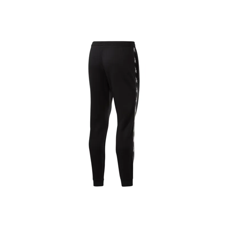 Reebok Te Tape Jogger Knitted Sports Pants Men's Black-1