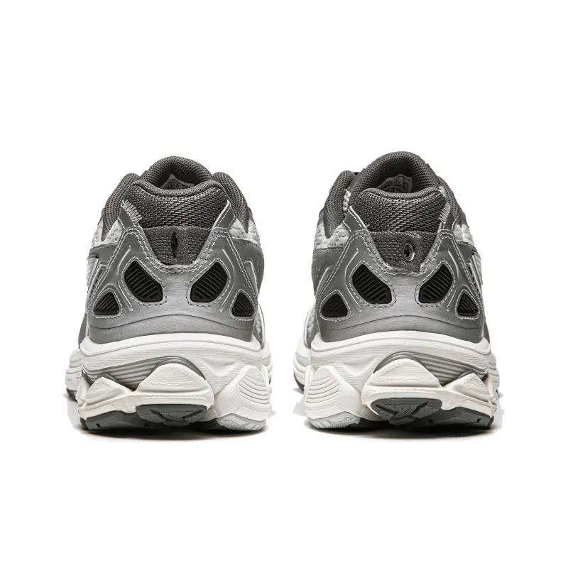LiNing Shake 2.0 Cushioned Anti Slip And Wear Resistant Lightweight Low Top Casual Running Shoes Women's Silver Gray-4