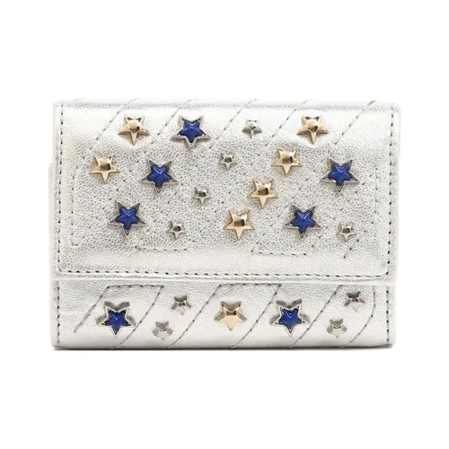 Jimmy Choo Leather Keychain Unisex White