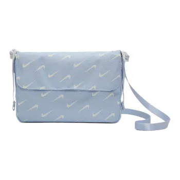 Nike Polyester Sports Bag Shoulder Bag Crossbody Bag Women's Light Blue