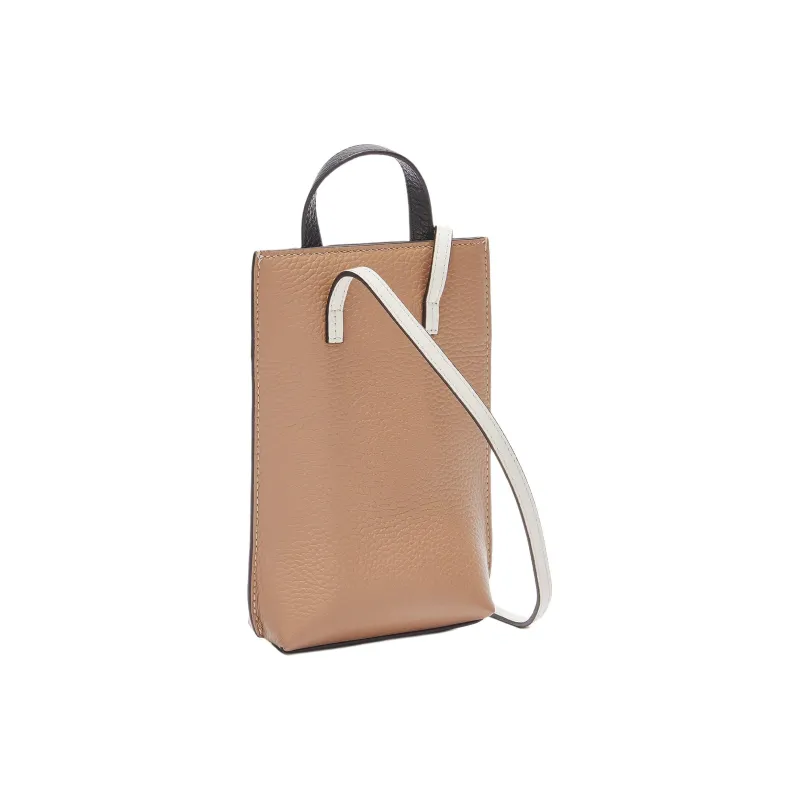 Furla Leather Handbag, Shoulder Bag, Crossbody Bag Women's Beige-1