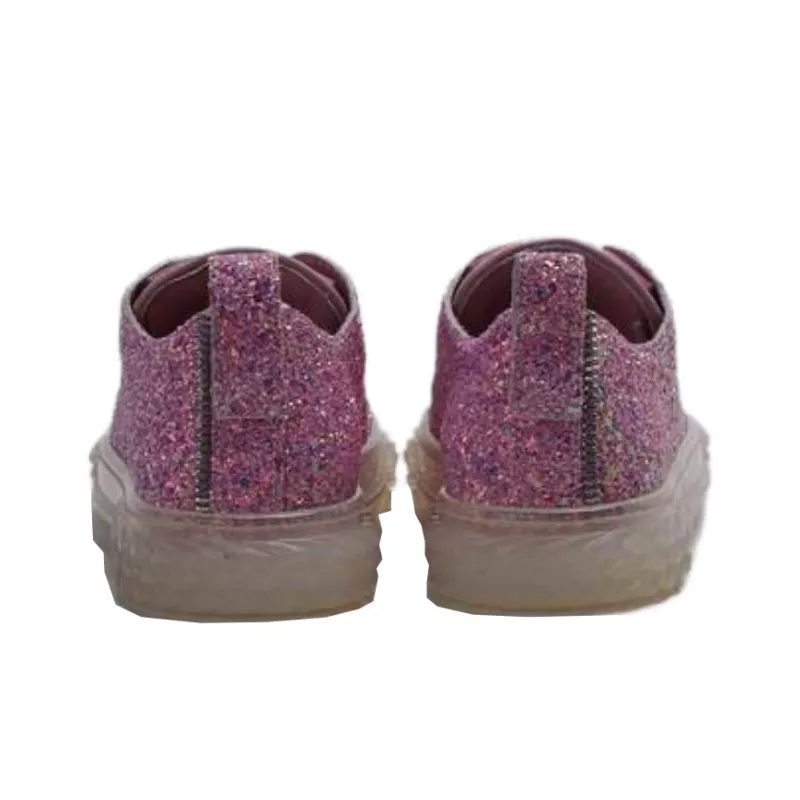 Giuseppe Zanotti/GZ Low Top Skateboard Shoes Women's Pink Purple-4